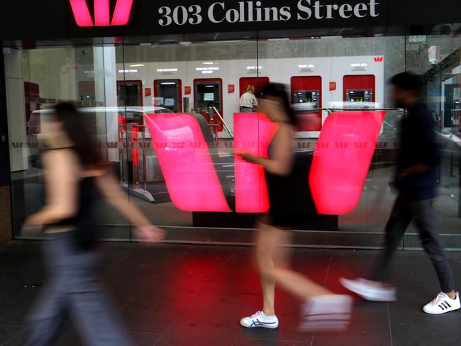 25/11/2019 Westpac bank branch in Collins St Melbourne . Picture : David Geraghty / The Australian