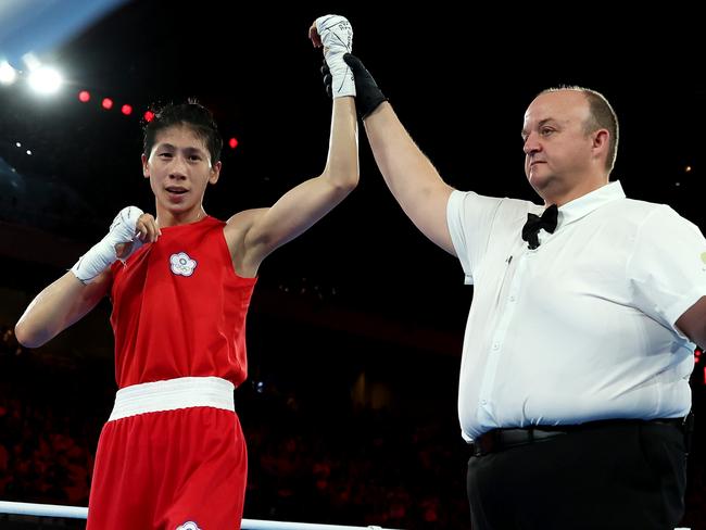 Lin Yu-Ting is through to the women's 57kg boxing gold medal match. Picture: Getty Images