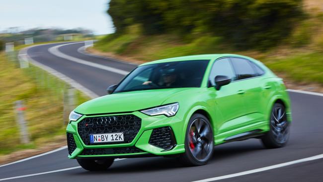 Fast and furious, the Audi RS Q3 Sportback.