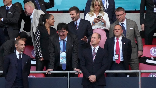 Former England International David Beckham was also in attendance as the Three Lions claimed victory. Photo: by Frank Augstein - Pool/Getty Images