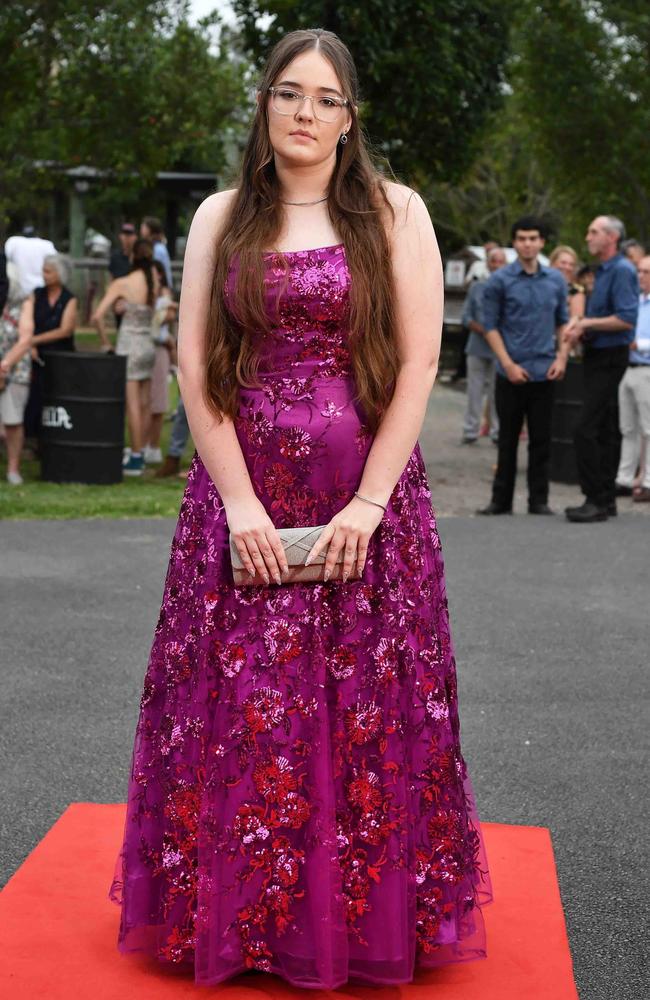 Bethany Tessmann at Nambour State College School Formal. Picture: Patrick Woods.