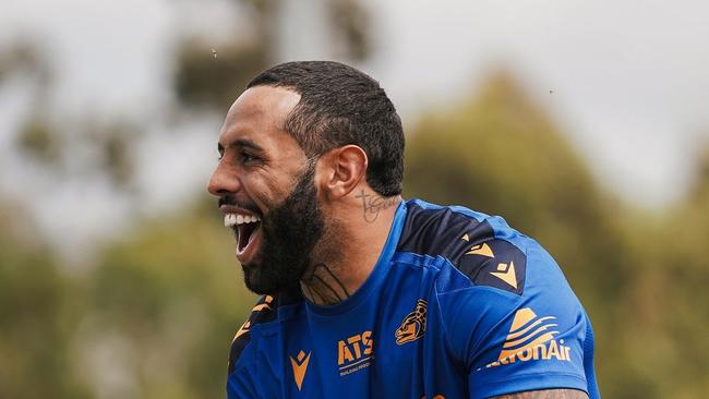 Josh Addo-Carr will miss the first two rounds of the season for his new club. Picture: Instagram