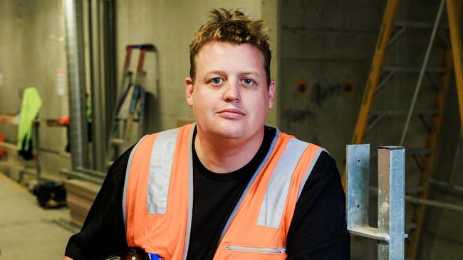 Incoming CFMEU construction division national secretary Zach Smith. Picture: Aaron Francis