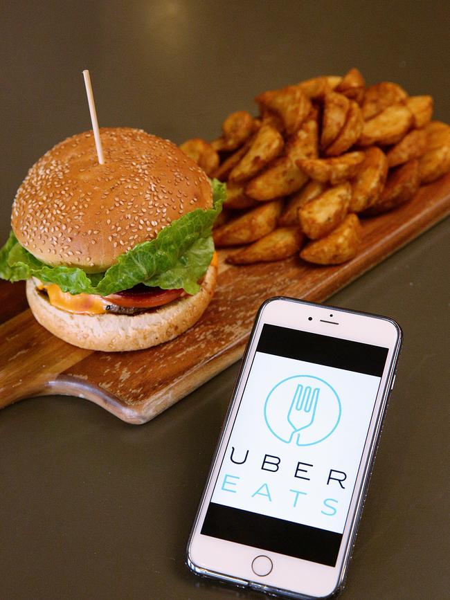 Several schools have banned Uber Eats delivering to their campuses. Picture: AAP Image/Carmela Roche