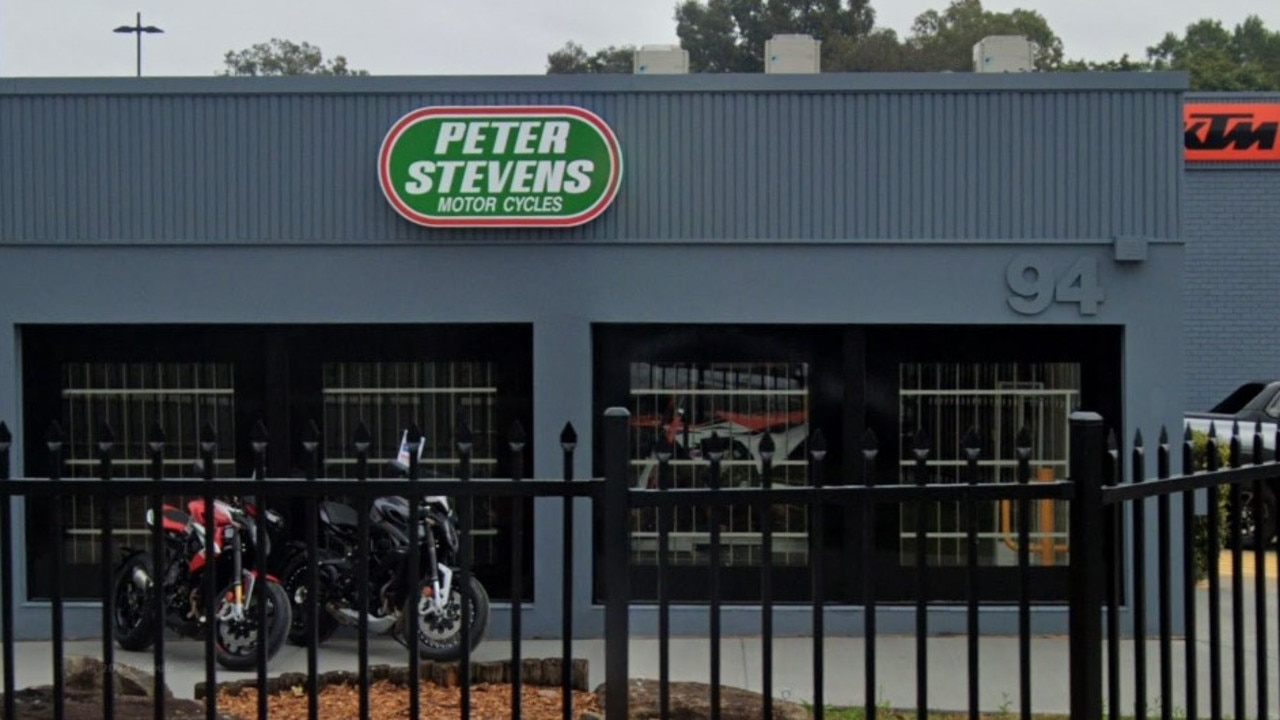 Major Aussie motorcycle giant Peter Stevens has landed in voluntary administration. Picture: Google Maps