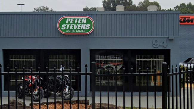 Major Aussie motorcycle giant Peter Stevens has landed in voluntary administration. Picture: Google Maps
