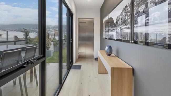 At $1500/week, this three-bedroom, three-storey unit in Launceston's CBD, located on Kingsway, is Tasmania's dearest rental. It is being marketed by Knight Frank Launceston. Picture: Knight Frank Launceston