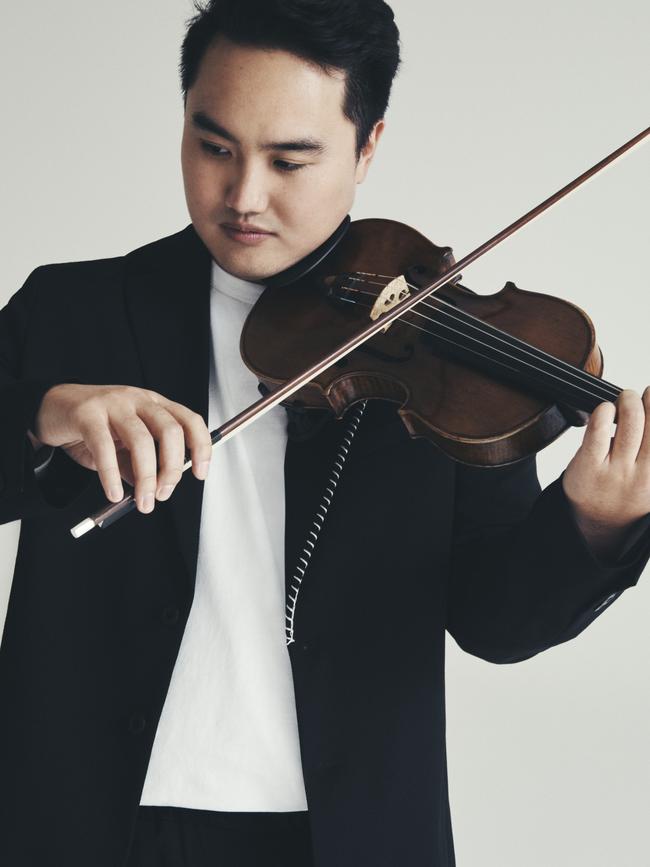 Newest Australian Chamber Orchestra member Tim Yu. Picture: Simon Lekias