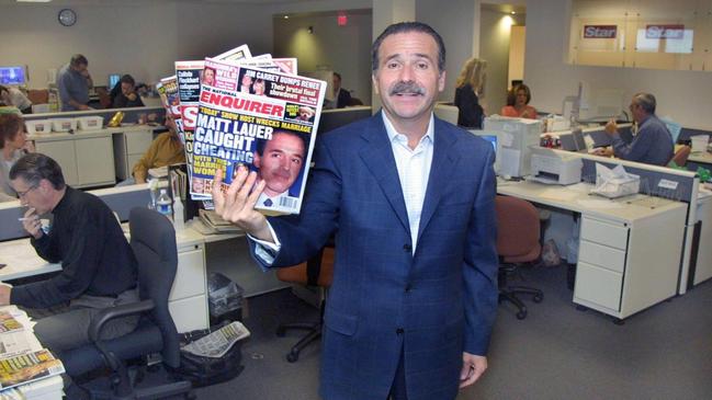 David Pecker in his tabloid heyday. Picture: Photolink/Alamy/The Times