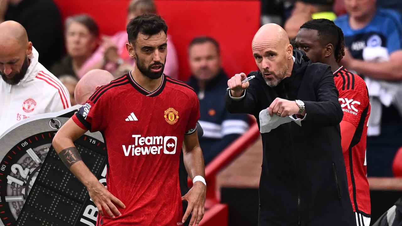 Erik ten Hag has been sacked as Man United manager. (Photo by Oli SCARFF / AFP)