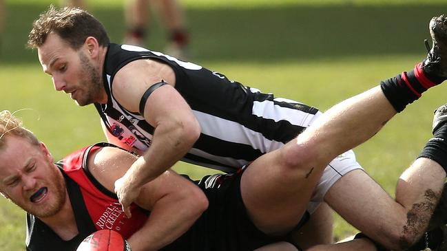 Steven Boyall in action for Wallan. Picture: Hamish Blair