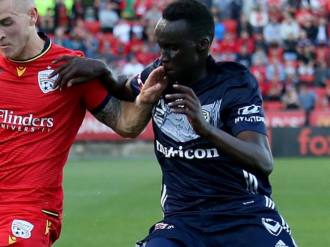 Tommy Deng has not played for Melbourne Victory since the Round 7 loss away to Adelaide United. Picture: AAP Image