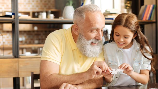 Puzzle: A rare moment of intergenerational harmony.