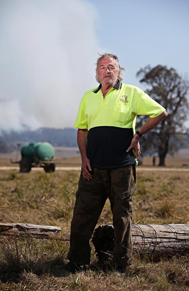 Gary Wilson was saved by firefighters just when he thought he was a goner. Picture: Adam Yip