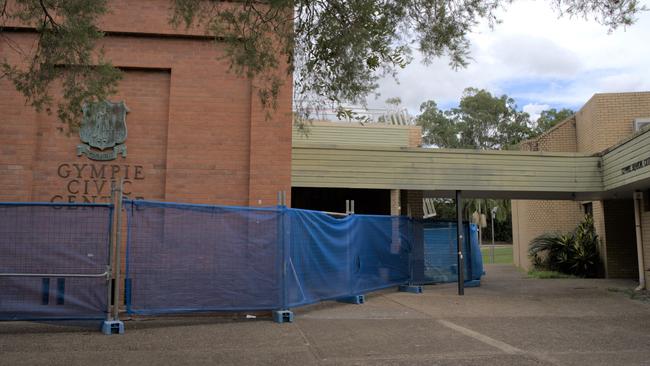 The Gympie Civic Centre closed for a few months for a facelift in 2020, two years on it is still closed due to ongoing safety concerns. Picture: Christine Schindler