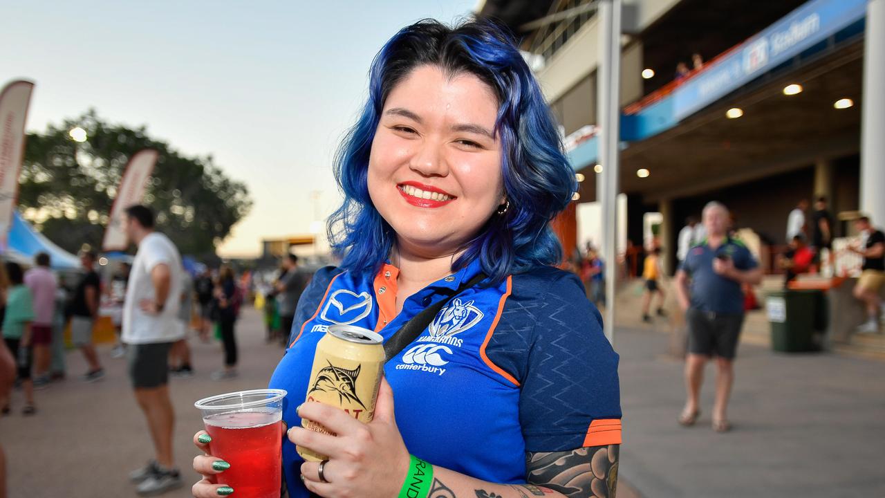 Phoebe Whelan at the Gold Coast Suns match vs Western Bulldogs at TIO Stadium. Pic: Pema Tamang Pakhrin