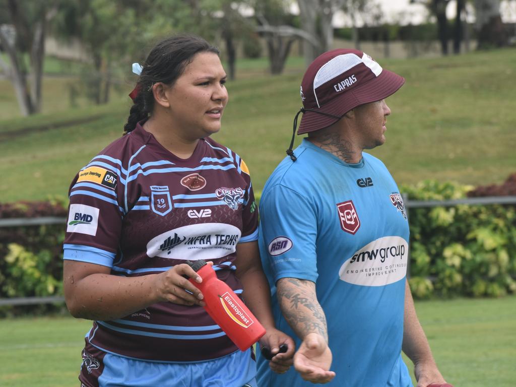 Faces of the CQ Capras versus Mackay Cutters under-17 and under-19 pre-season trials at Rugby Park, Rockhampton, on February 1, 2025.