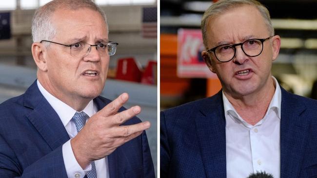 Scott Morrison has insulted Anthony Albanese. Photo: News Corp Australia