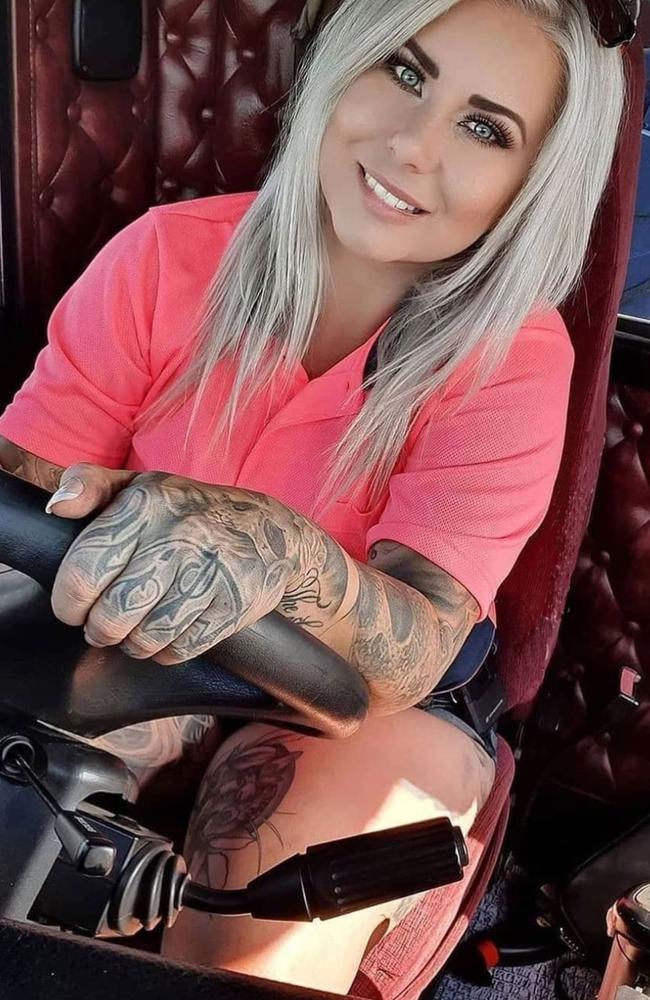 She rose to fame when she was dubbed the world’s ‘hottest truck driver’ in 2018. Picture: Caters News