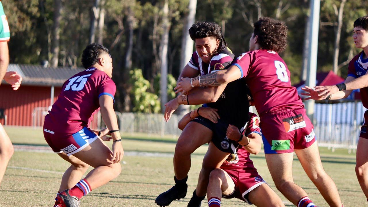 Walters Cup action between Marsden and Wavell.