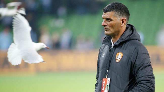 John Aloisi has stood down as Brisbane Roar coach. Picture: Michael Klein