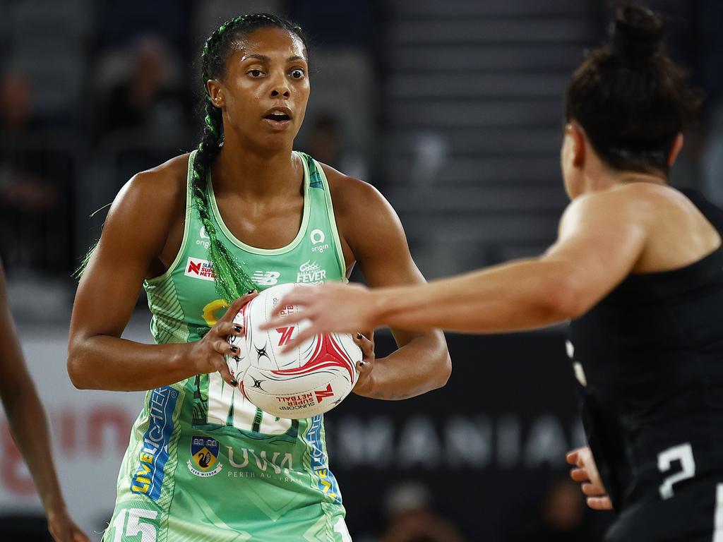 Stacey Francis-Bayman is proud of her identity and hopes she can inspire other netballers to feel the same. Picture: Daniel Pockett/Getty Images