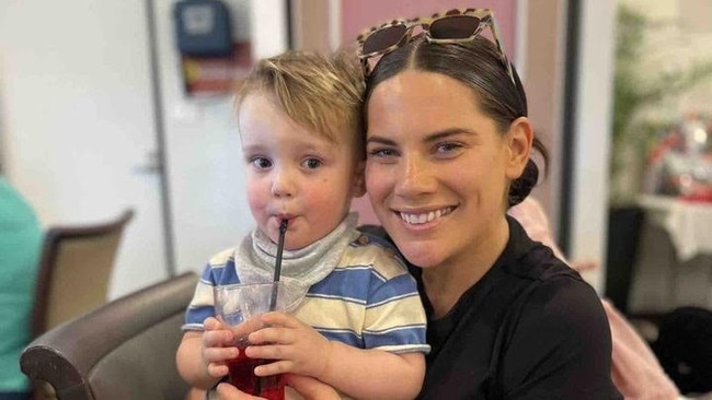 Mum Ebony Hurford says her son Harlyn is a fighter