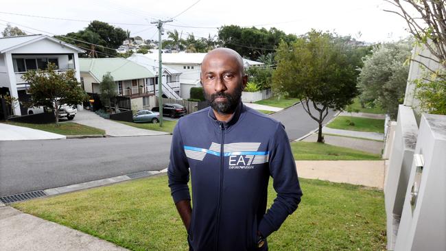 Angelo Justus was the victim of a car jacking in June on Harrison Street Bulimba, on Monday 5th June 2023 – Photo Steve Pohlner