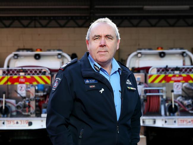 Tasmania Fire Service northern regional chief Jeff Harper. Picture: SAM ROSEWARNE.