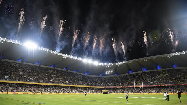 The brand new Queensland Country Bank Stadium in Townsville would make the perfect venue to host a grand final. Picture: Ian Hitchcock/Getty Images