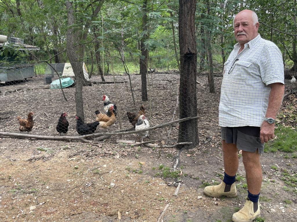 Murray Koina, 73, was told he can no longer sell his eggs.