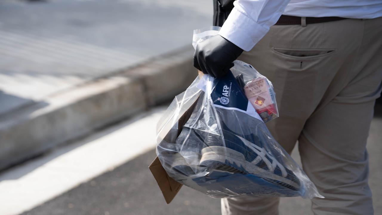 Police also executed a search warrant at a Silverwater address following the arrest. Picture: AFP/ NewsWire