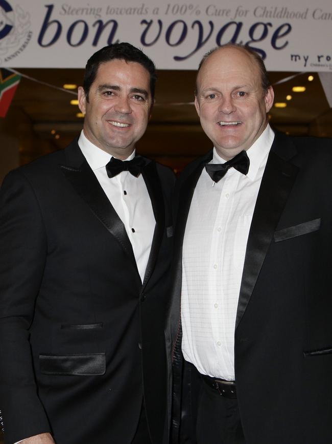 Garry Lyon and Billy Brownless are building bridges.