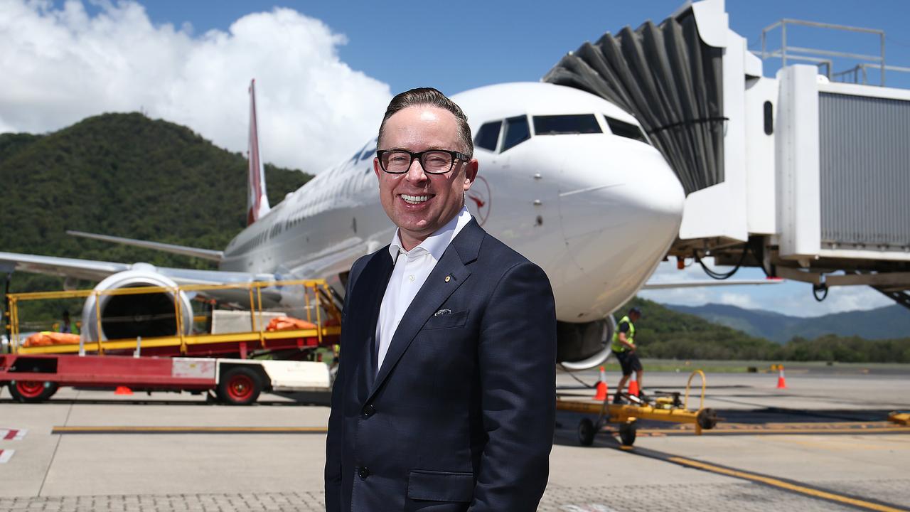 Qantas CEO Alan Joyce wants borders to reopen. Picture: Brendan Radke