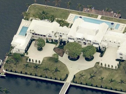 Michael Dorrell has paid $US150 million for Palm Beach’s Tarpon Island. PHOTO: EAGLEVIEW