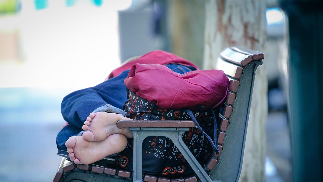 Australia’s leading homelessness services say hundreds of Australian’s needing help each day are being turned away. Picture: Glenn Campbell/NcaNewsWire