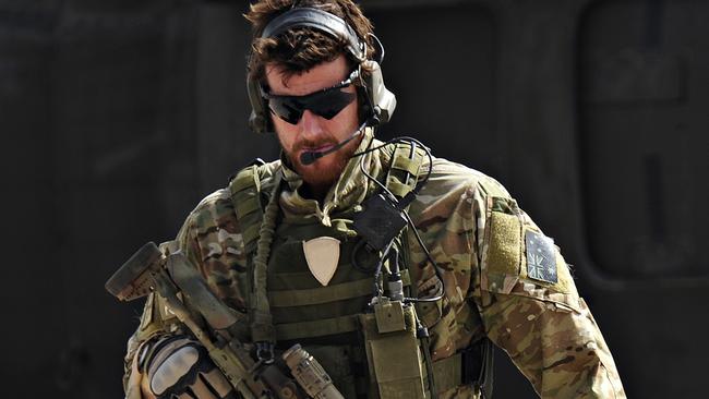 Ben Roberts-Smith recounted the moment he swam across the river to face down a Taliban insurgent. Picture: Department of Defence