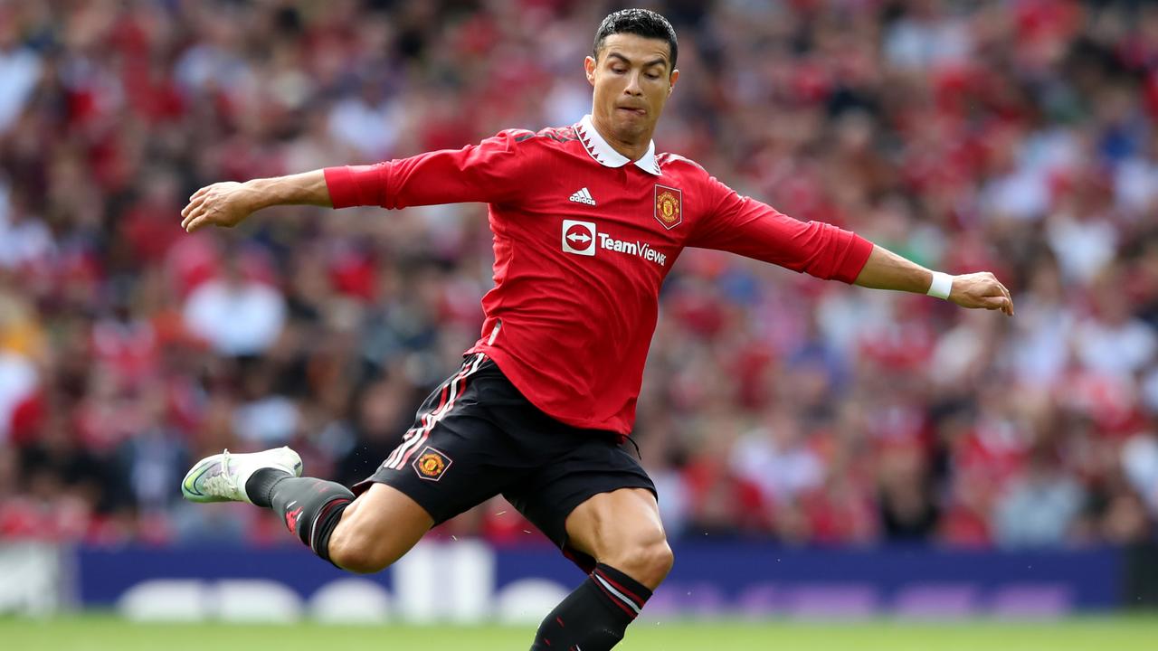 Cristiano Ronaldo playing for Manchester United (Photo by Jan Kruger/Getty Images)