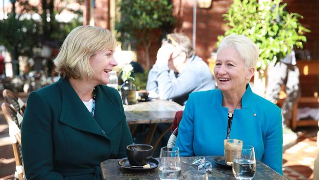 **UPSIZED** Zali Steggal and Dr Kerryn Phelps.