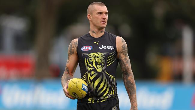 Dustin Martin has been mentioned as a potential Richmond captain. Picture: Getty Images