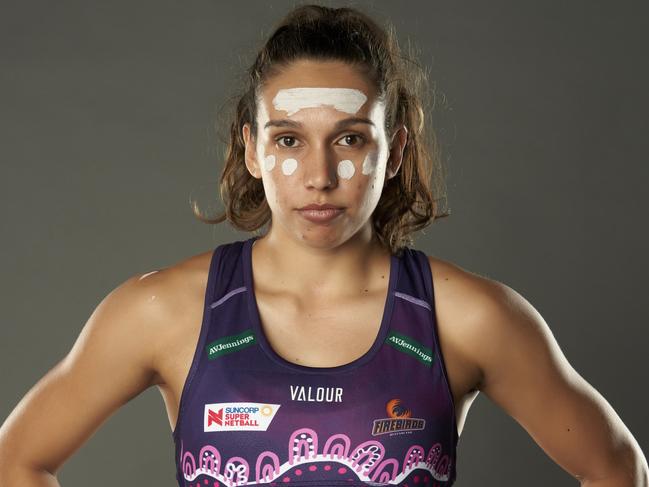 Firebirds' Jemma Mi Mi, alongside her teammate, has also explained what needs to be done. Picture: Supplied