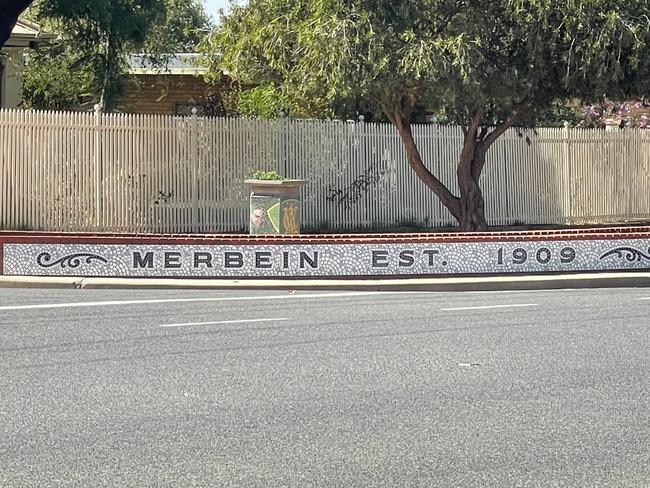 The voting booth at Merbein Community Hub is a rusted on booth that has historically voted for The National party.