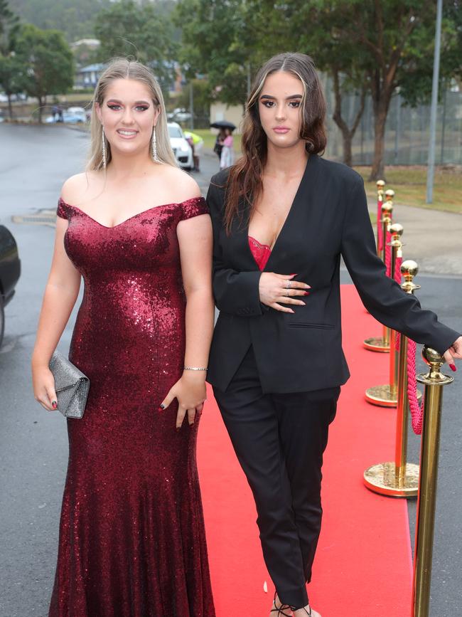 Pacific Pines High formal, at the school. Tamara Hodgins & Lillian Jeffery Picture Glenn Hampson