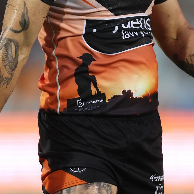 The redesigned Anzac jersey. Picture: Mark Kolbe/Getty Images