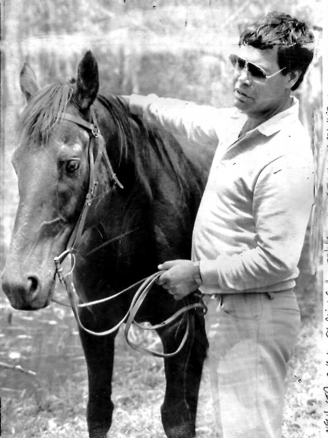 Fine Cotton with trainer Hayden Haitana in a 1985.