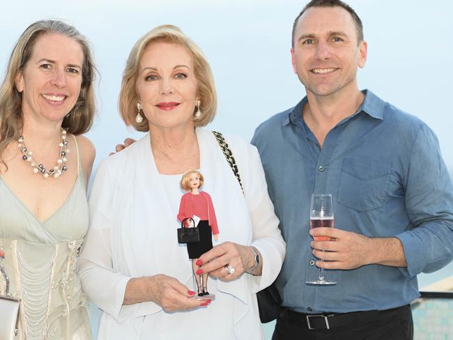 Bitter dispute: Ita Buttrose with her niece Evie and nephew Richard Buttrose. Picture: Darren Leigh Roberts