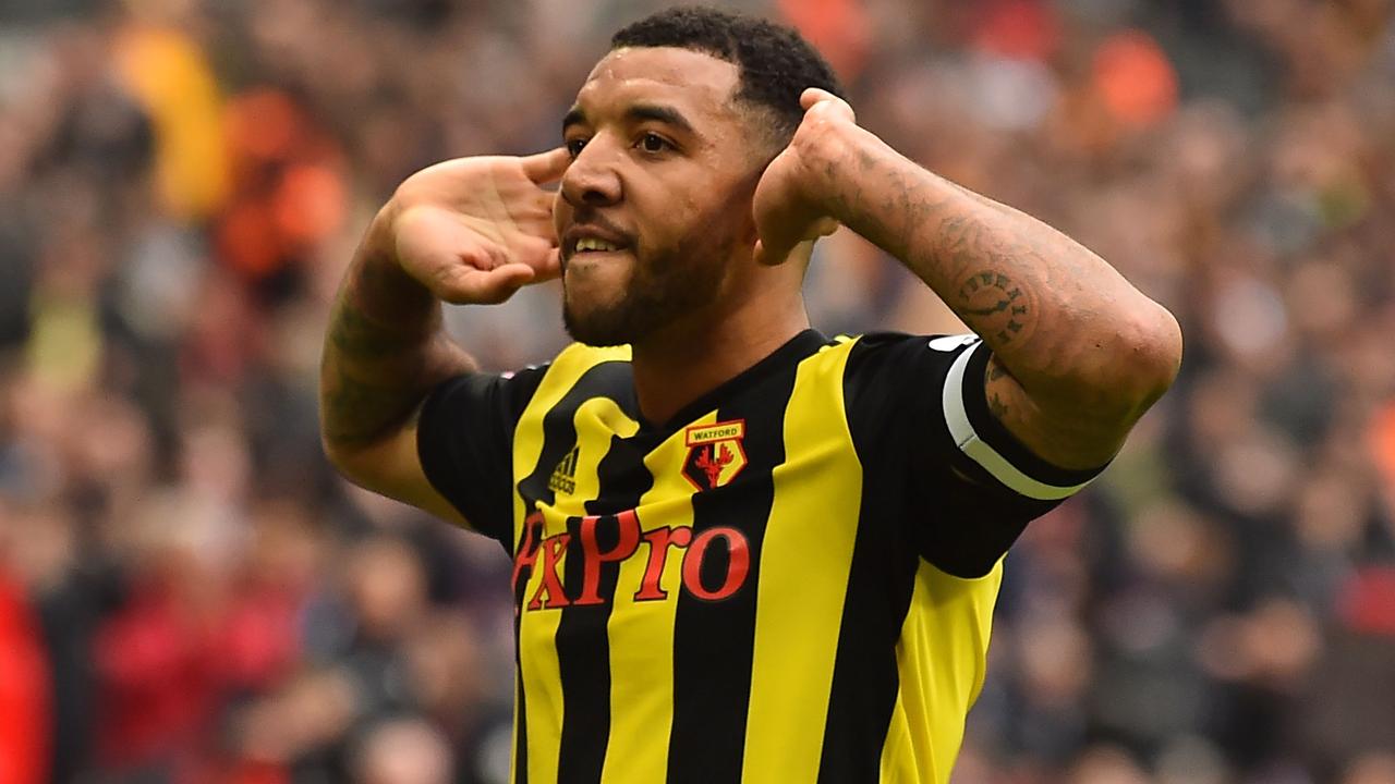 Watford's English striker Troy Deeney.