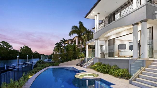 2506 Cressbrook Drive, Hope Island sold for $2.2 million recently, a small loss on its previous purchase price.