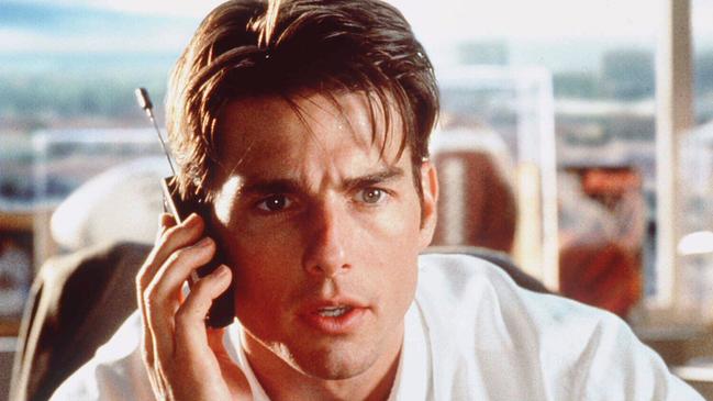 Actor Tom Cruise in the 1996 film Jerry Maguire.