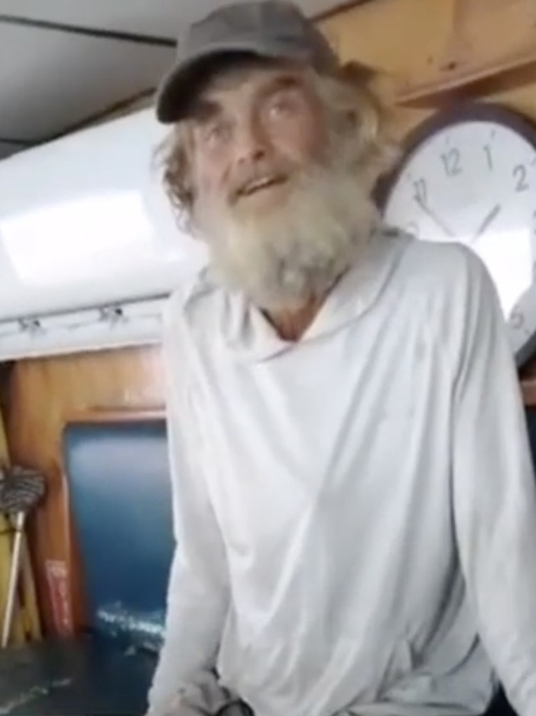 He survived three months drifting off the coast of Mexico. Picture: 9 News.